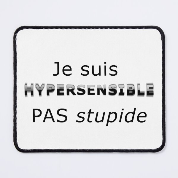 Item preview, I am hypersensitive, NOT stupid. simple text By Jonathan P. designed and sold by JonathanP514.