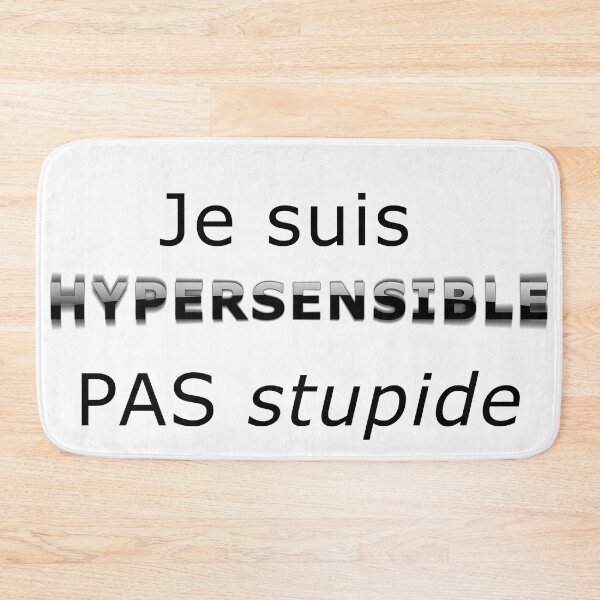 Item preview, I am hypersensitive, NOT stupid. simple text By Jonathan P. designed and sold by JonathanP514.