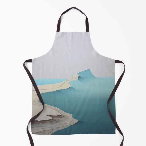 Item preview, Desert Harmony: Minimalist Sands in Blue and Beige designed and sold by Moisky Art.