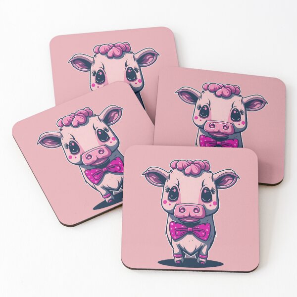Item preview, Cute pink cow designed and sold by Dr-Kane.