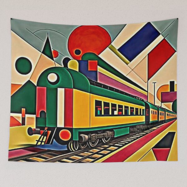 Item preview, The Speeding Train designed and sold by George Hutton Hunter.