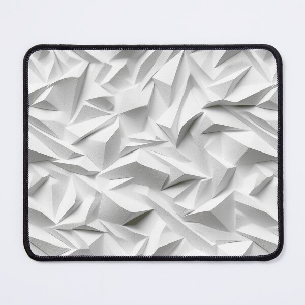 Item preview, Textured Elegance: A 3D Pattern on White Paper designed and sold by aweartome.