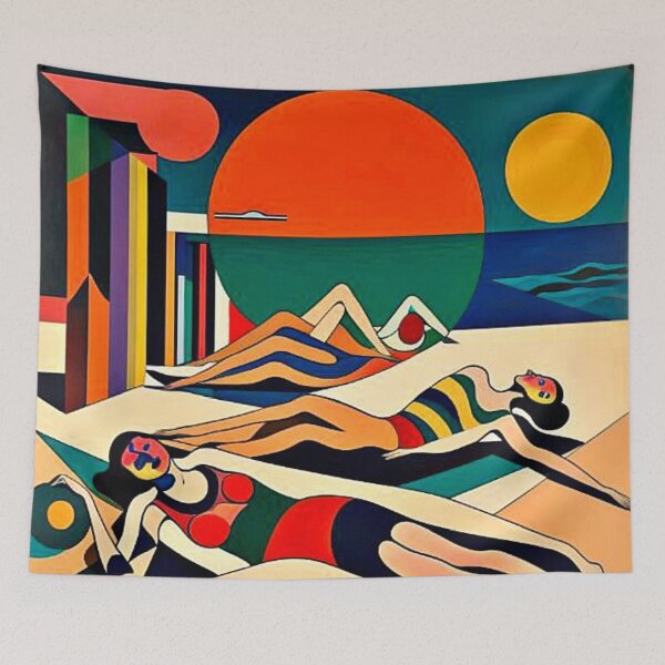 Item preview, The Sun Worshippers designed and sold by George Hutton Hunter.