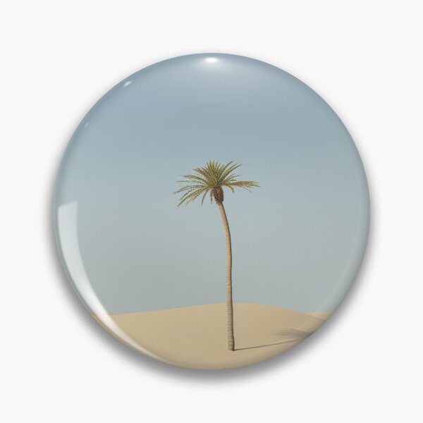 Item preview, Desert Serenity: Minimalist Solitary Palm Tree designed and sold by Moisky Art.