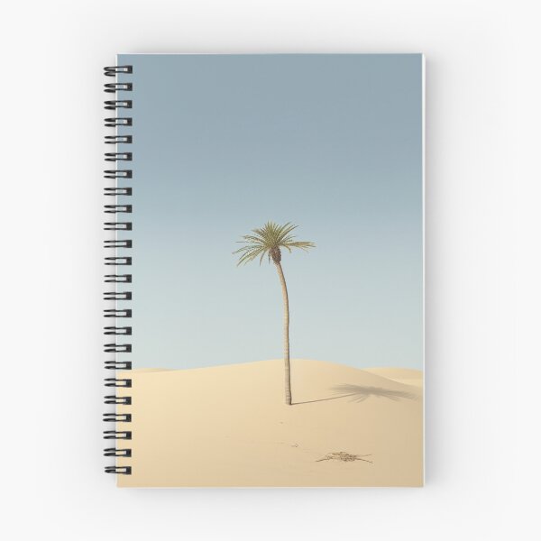 Item preview, Desert Serenity: Minimalist Solitary Palm Tree designed and sold by Moisky Art.