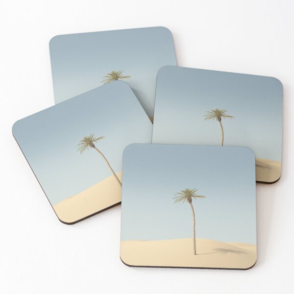 Item preview, Desert Serenity: Minimalist Solitary Palm Tree designed and sold by Moisky Art.