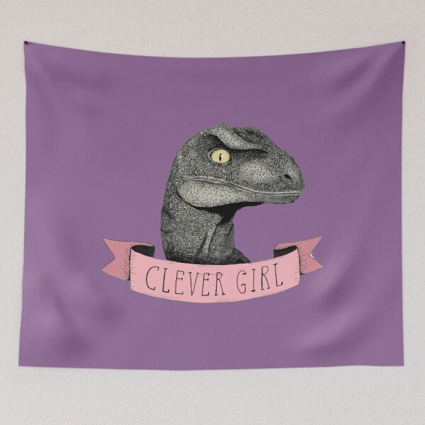 Item preview, Clever 	 raptor dinosaur   	 designed and sold by vdvzoaxktq90.