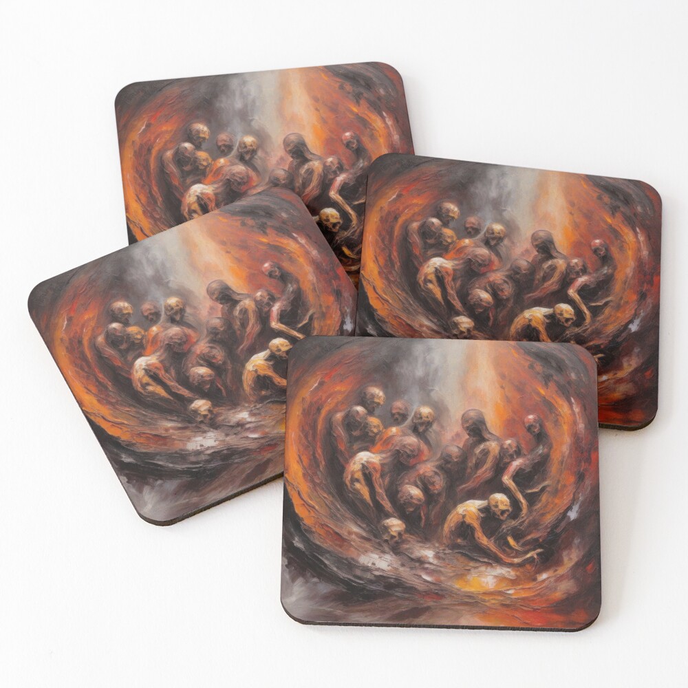 Item preview, Coasters (Set of 4) designed and sold by kultomatic.