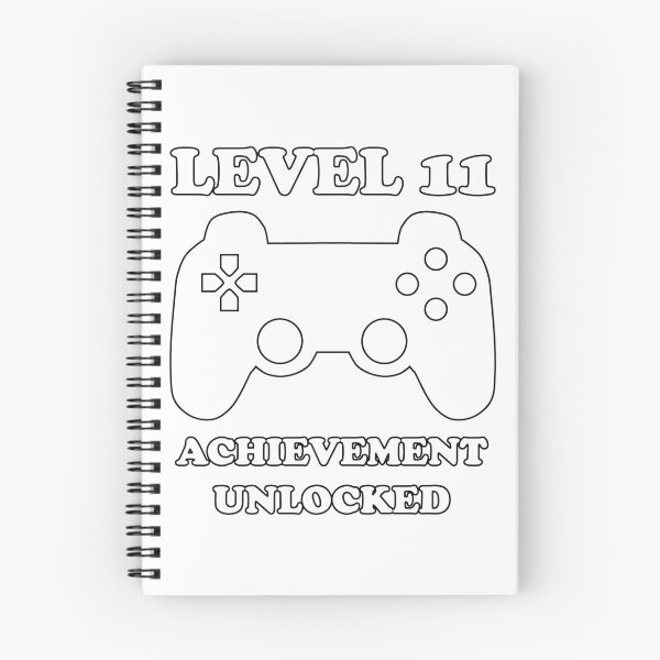 Item preview, Level 11 Achievement Unlocked Gamer Next Level 11 years old birthday designed and sold by geekydesigner.