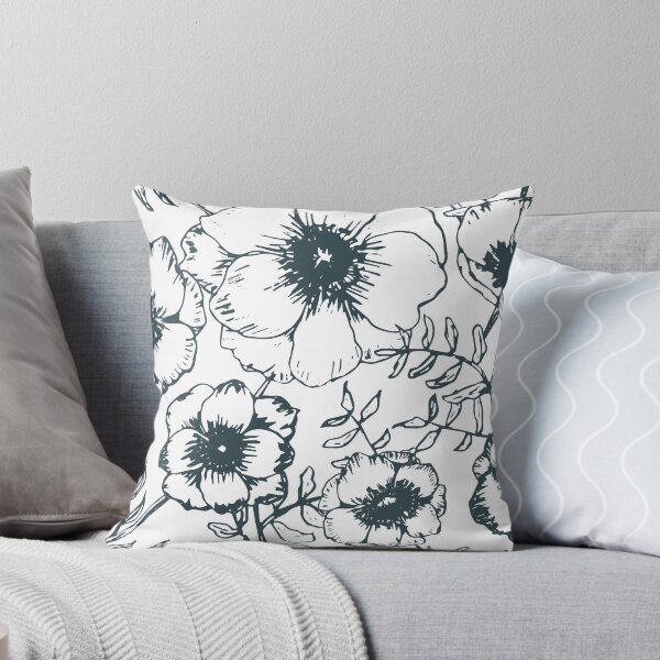 Item preview, Blooming Anemone Garden - Black and White  designed and sold by GemStudios.