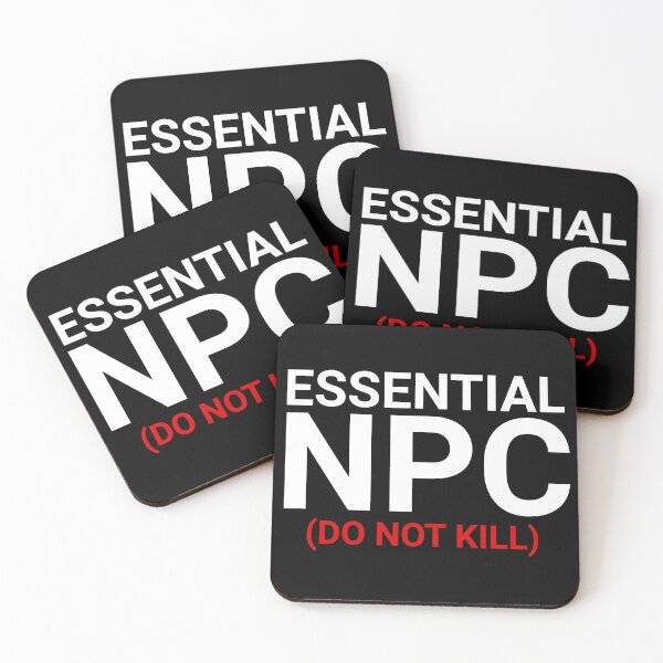 Item preview, Essential NPC (Do Not Kill) - Gaming designed and sold by barrelroll909.