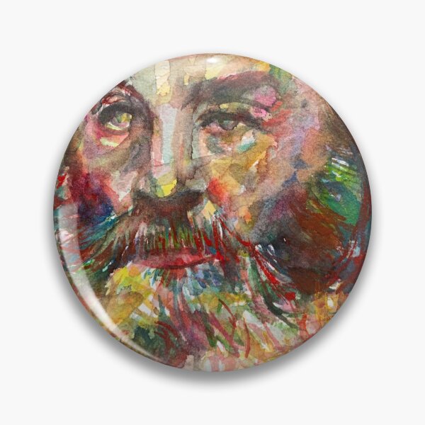 Item preview, WALT WHITMAN - watercolor portrait .7 designed and sold by lautir.
