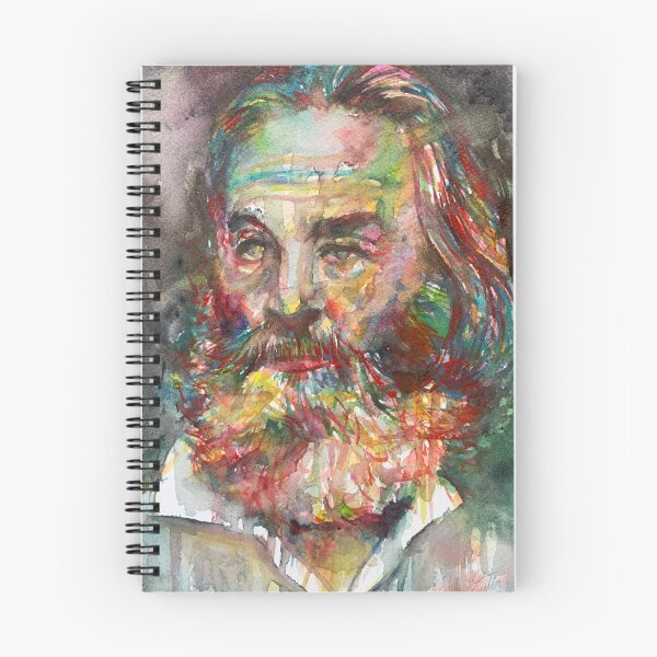 Item preview, WALT WHITMAN - watercolor portrait .7 designed and sold by lautir.