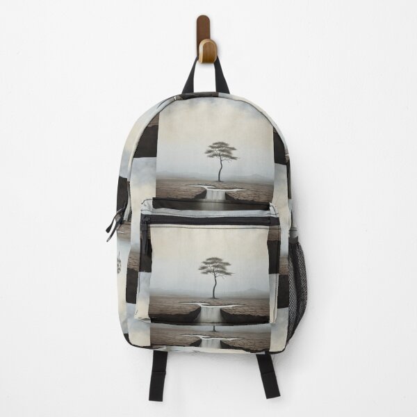 Item preview, Nature's Symphony: Minimalist Tree and Waterfall Harmony designed and sold by Moisky Art.