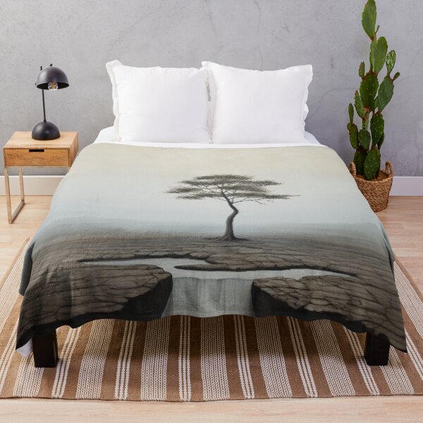 Item preview, Nature's Symphony: Minimalist Tree and Waterfall Harmony designed and sold by Moisky Art.
