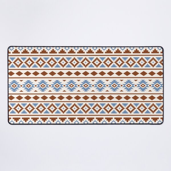 Item preview, Aztec Essence Pattern II Rust Blue Cream designed and sold by NataliePaskell.