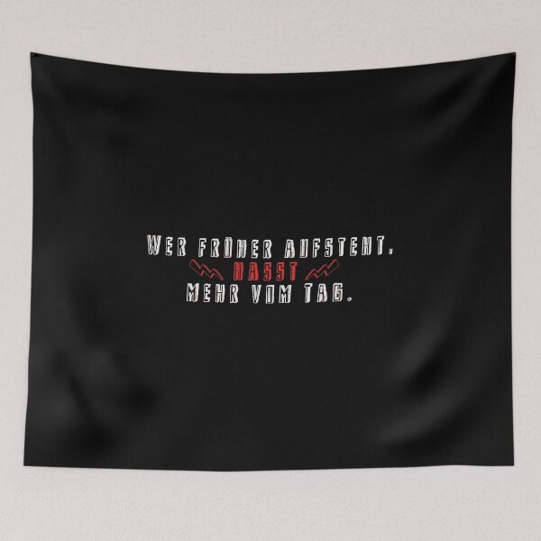 Item preview, Whoever gets up earlier hates more of the day. designed and sold by Endorfin Garment.