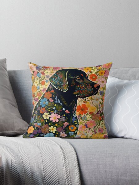 Item preview, Labrador amongst the flowers designed and sold by dzineNJ.