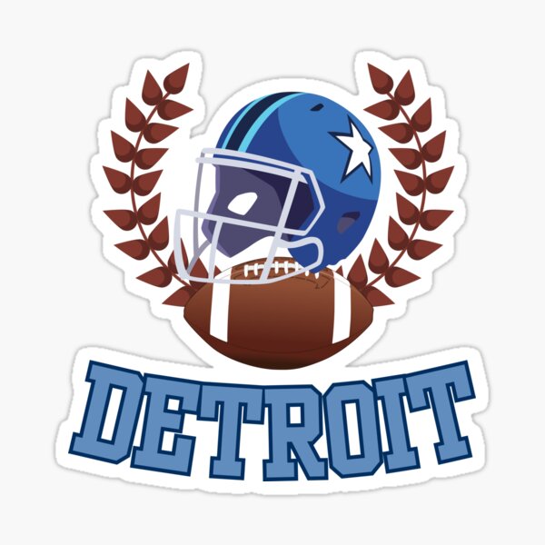 Detroit Lions Helmet - Sticker