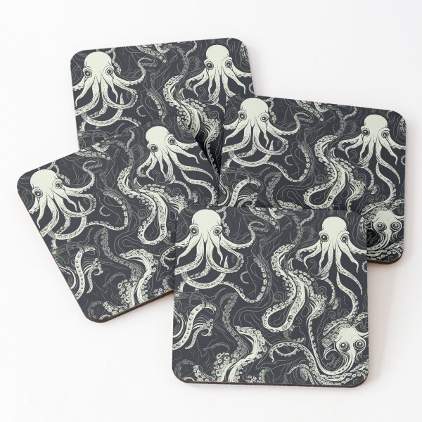 Item preview, Eldritch Whispers - Cosmic Horrors/Cthulhu Inspired Pattern Print designed and sold by QuestingCloset.