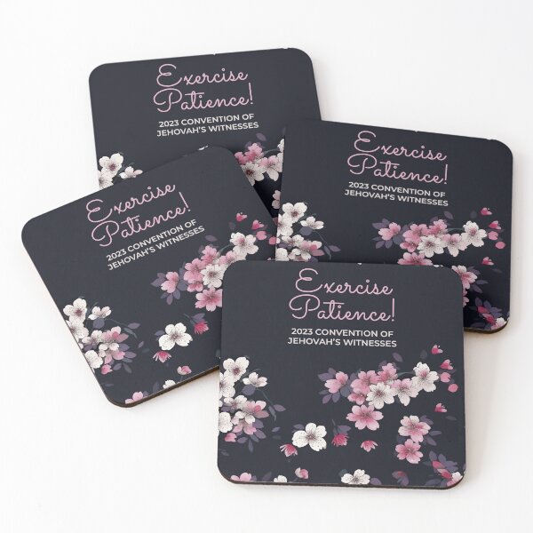 Item preview, 2023 Exercise Patience Convention - Floral pink designed and sold by BestPlannerShop.