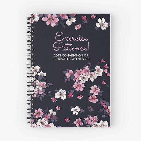 Item preview, 2023 Exercise Patience Convention - Floral pink designed and sold by BestPlannerShop.