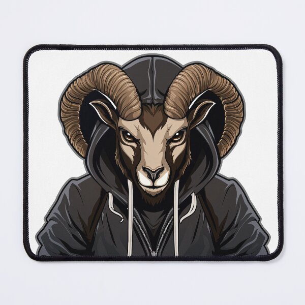 Item preview, Cool Ibex in casual clothing designed and sold by Sidewayanimals.