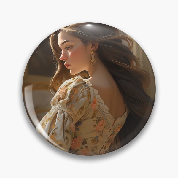 Item preview, Rococo Lady designed and sold by BackInTimeMerch.