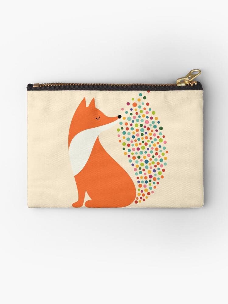 Thumbnail 1 of 4, Zipper Pouch, Little Fire designed and sold by AndyWestface.