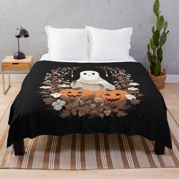 Item preview, Ghost Among Pumpkins and Flowers - Olek designed and sold by MarcinCollie.