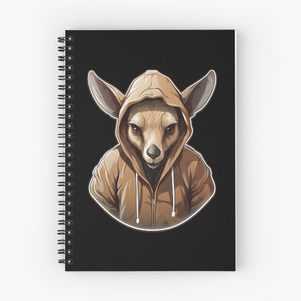 Aperçu de l'œuvre Kangourou cool dans des vêtements décontractés créée et vendue par Sidewayanimals.