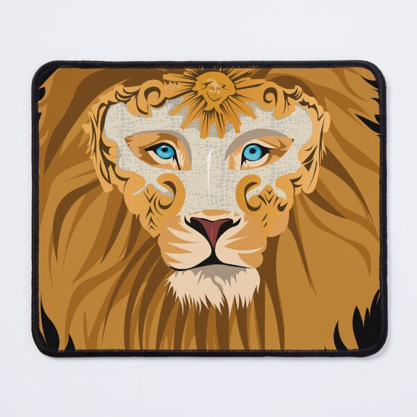 Item preview, royal lion golden mane designed and sold by illustrational0.