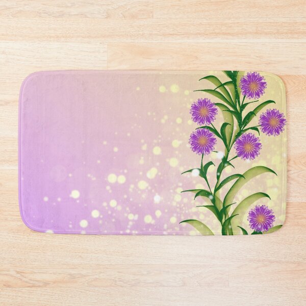 Item preview, Aster Flower Purple Background designed and sold by DianaAbby95.