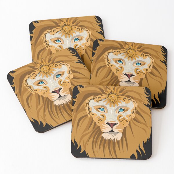 Item preview, royal lion golden mane designed and sold by illustrational0.