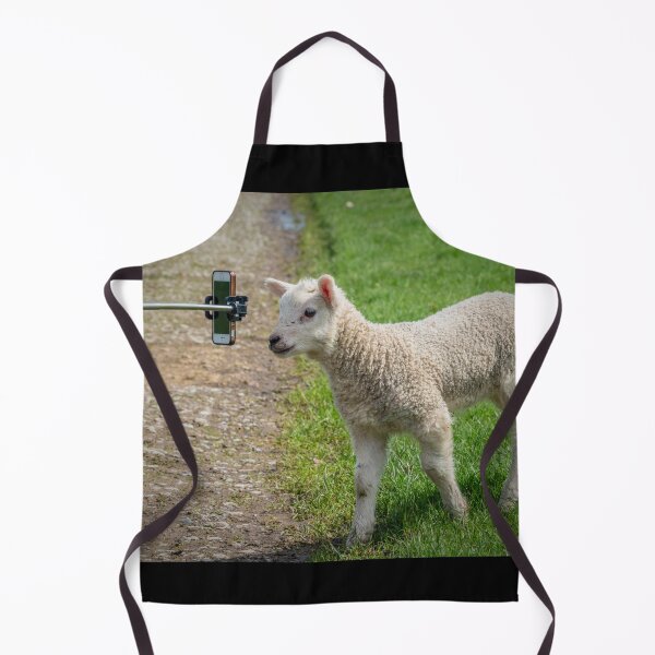 Item preview, Selfie stick with phone taking photo of lamb designed and sold by bailey-cooper.