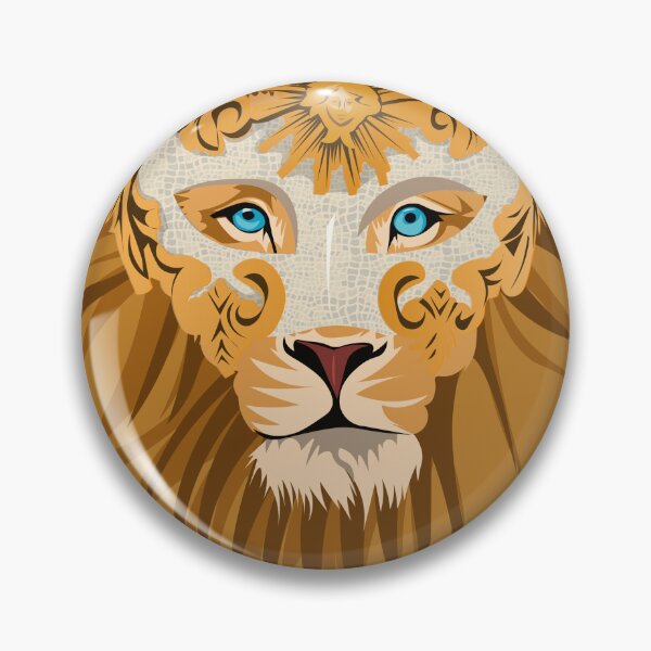 Item preview, royal lion golden mane designed and sold by illustrational0.