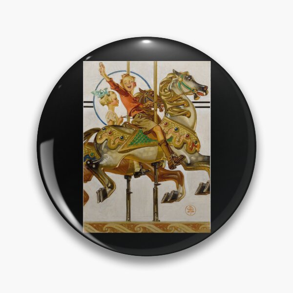 Item preview, Carousel Ride (1930) - J. C. Leyendecker designed and sold by roosev-elsimon.