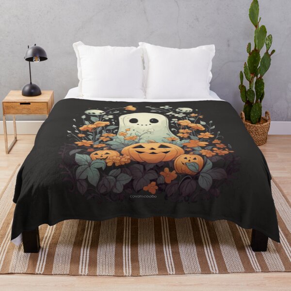 Item preview, Ghost Among Pumpkins and Flowers - Olgierd designed and sold by MarcinCollie.
