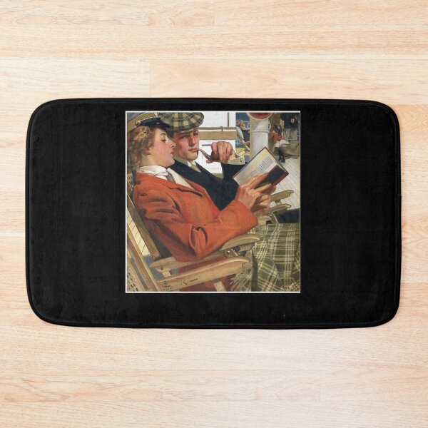 Item preview, Couple Reading (1904) - J. C. Leyendecker designed and sold by roosev-elsimon.