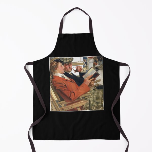 Item preview, Couple Reading (1904) - J. C. Leyendecker designed and sold by roosev-elsimon.