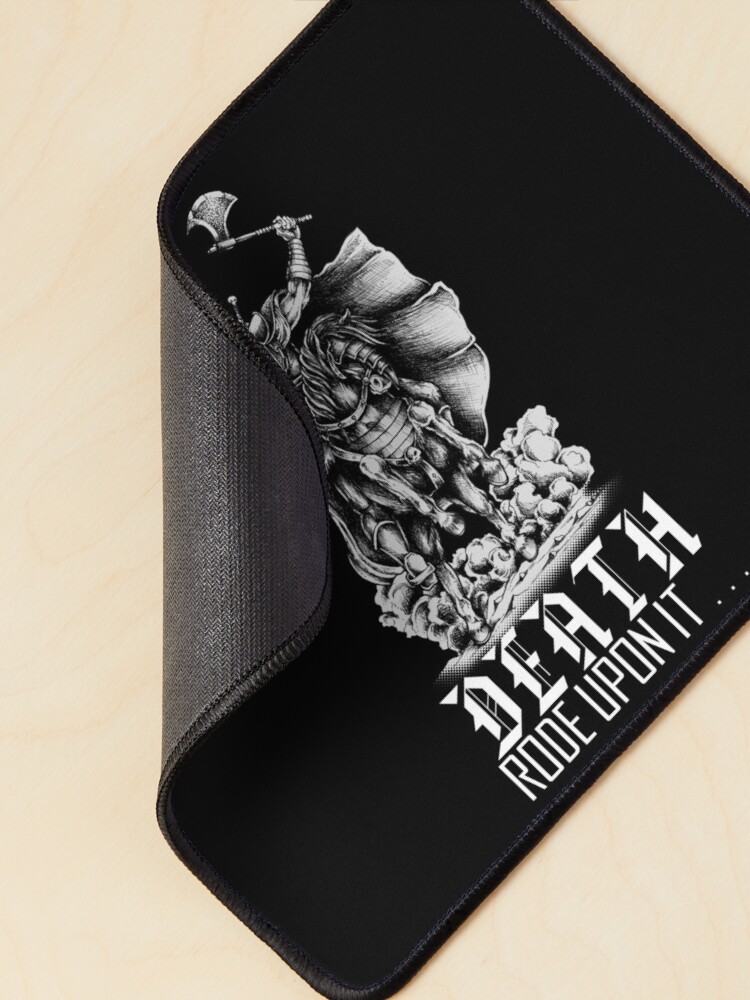 Thumbnail 2 of 5, Mouse Pad, Death Rode Upon It designed and sold by askthebookbug.
