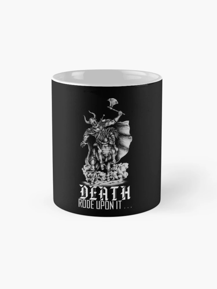 Thumbnail 4 of 6, Coffee Mug, Death Rode Upon It designed and sold by askthebookbug.