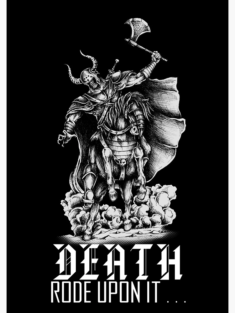 Thumbnail 3 of 3, Journal, Death Rode Upon It designed and sold by askthebookbug.