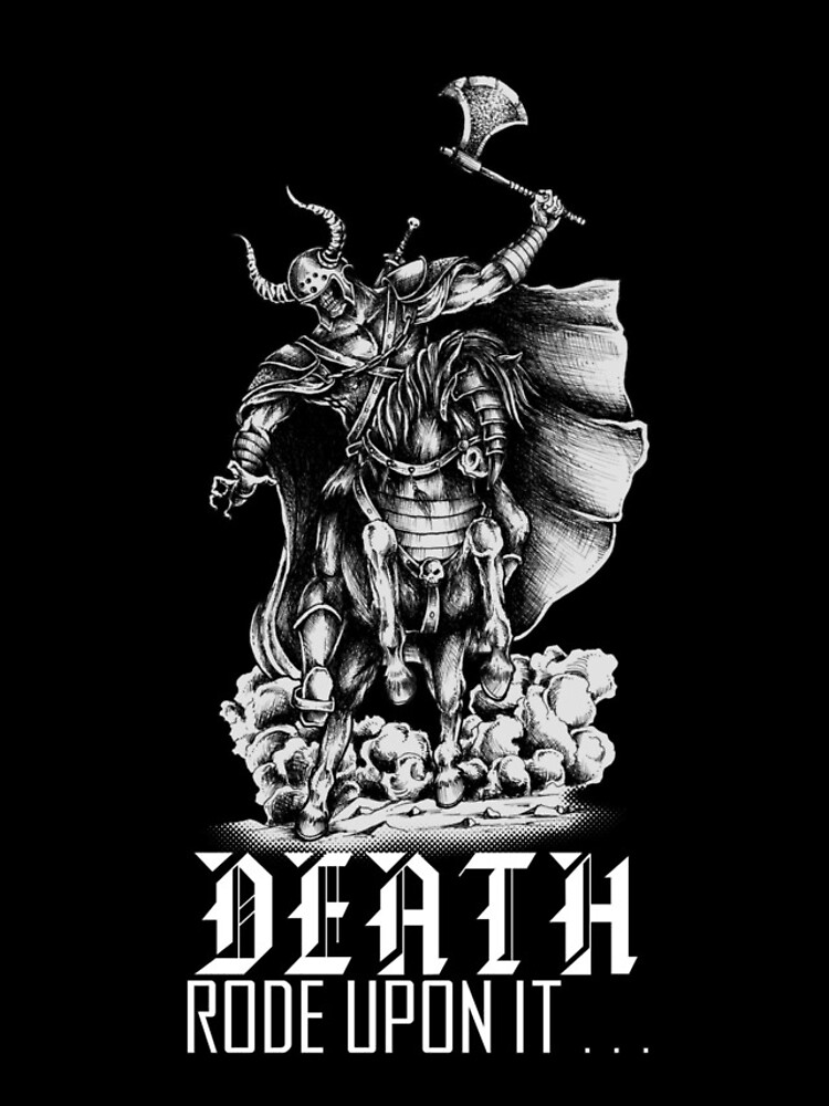 Thumbnail 4 of 4, iPhone Case, Death Rode Upon It designed and sold by askthebookbug.