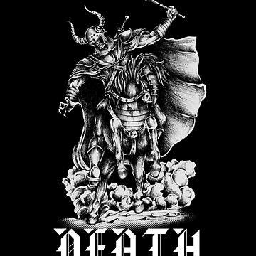 Artwork thumbnail, Death Rode Upon It by askthebookbug