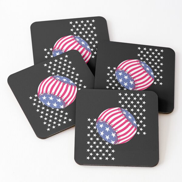 Item preview, Baseball with America flag designed and sold by ChrisFeil.