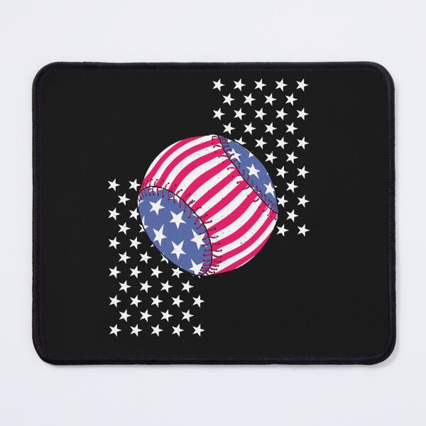 Item preview, Baseball with America flag designed and sold by ChrisFeil.