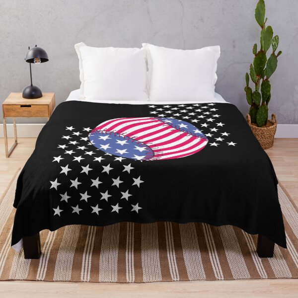 Item preview, Baseball with America flag designed and sold by ChrisFeil.