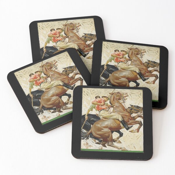 Item preview, Polo Players on Horseback (1914) - J. C. Leyendecker designed and sold by roosev-elsimon.