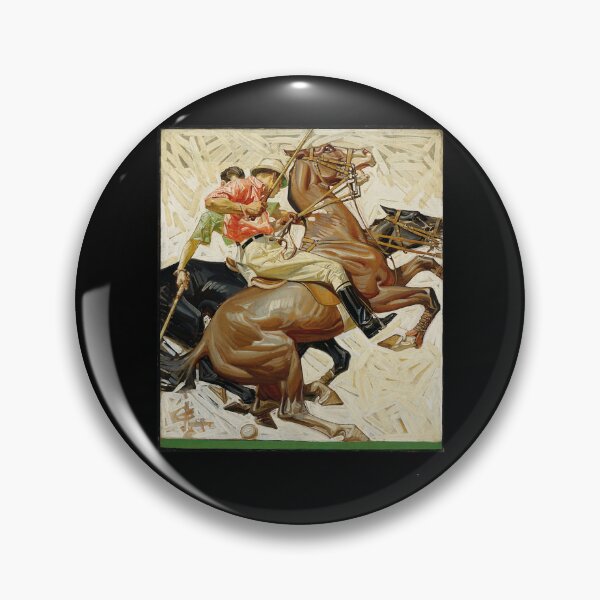 Item preview, Polo Players on Horseback (1914) - J. C. Leyendecker designed and sold by roosev-elsimon.